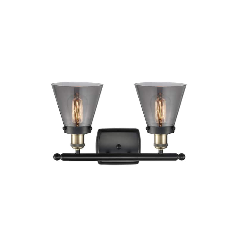 Innovations Lighting Ballston Urban Cone - 2 Light 16" Bath Vanity Light