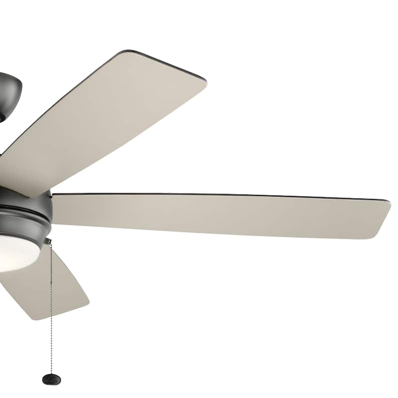 Kichler Lighting Starkk 60-inch LED Ceiling Fan Satin Black