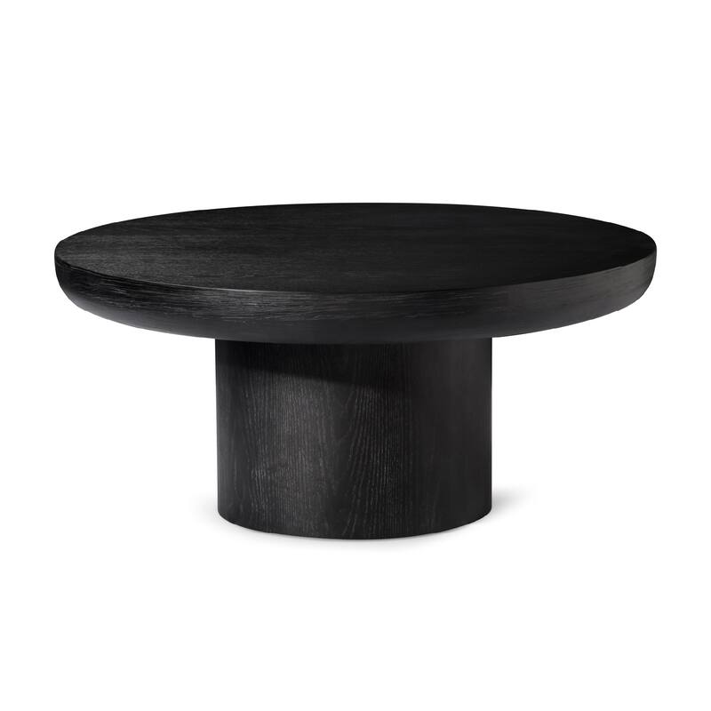 Maven Lane Owen Rustic Wooden Coffee Table - Black