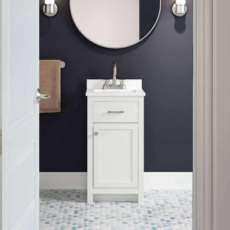 CRAFT + MAIN RSVT1934 Reese 18" Free Standing Single Basin Vanity Set