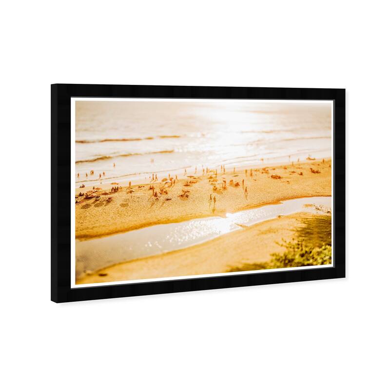 Wynwood Studio Prints Nature and Landscape A Beach Through My Lenses Brown and Nautical & Coastal Wall Art Canvas Print