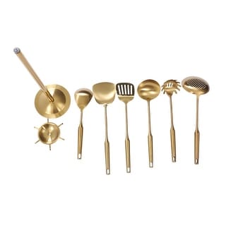 Gold Stainless Steel Kitchen Utensil Set - Bed Bath & Beyond - 41311185