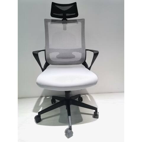 Adjustable Height Fixed Armrest Swivel Office Chair