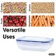 preview thumbnail 4 of 3, 3 Pack Shallow Rectangular Sealed Containers - 20 oz., 36 oz.,64 oz.