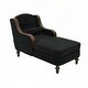 preview thumbnail 9 of 7, Oversized Chaise Lounge Indoor with Wide Seat