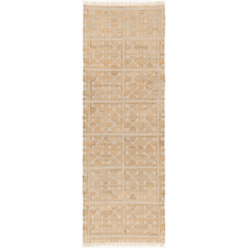 Livabliss Casual Laural Diamond Area Rug - 2'6" x 8' - Grey