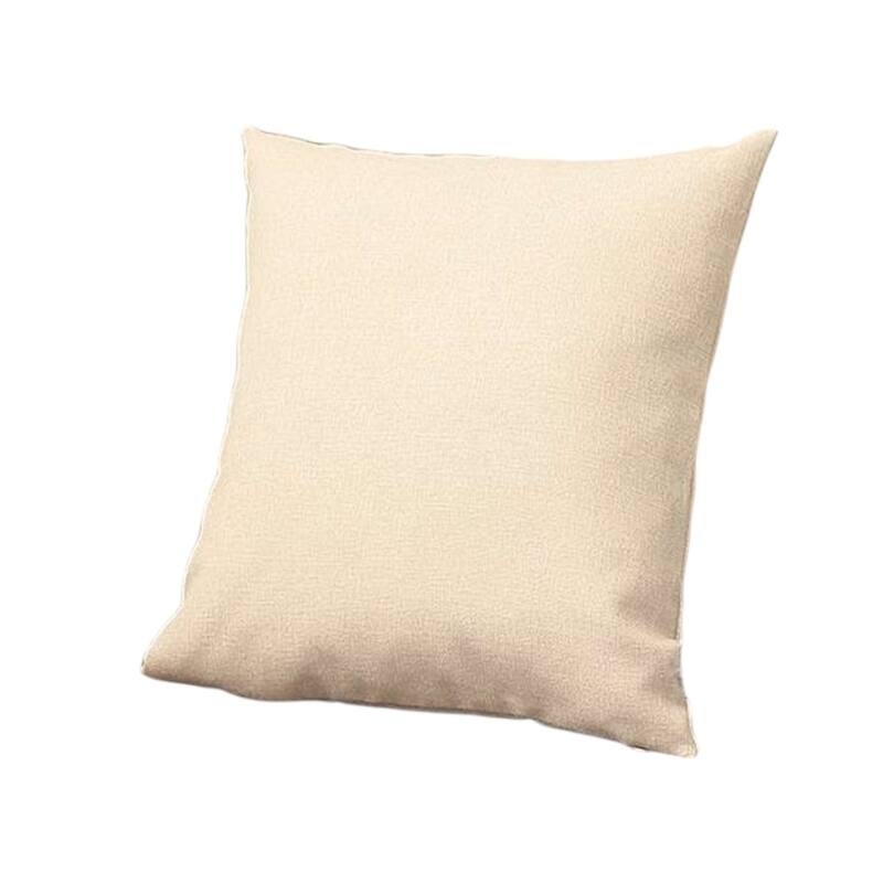 HomeRoots Set Of Two 18" X 18" Ivory Polyester Zippered Pillow