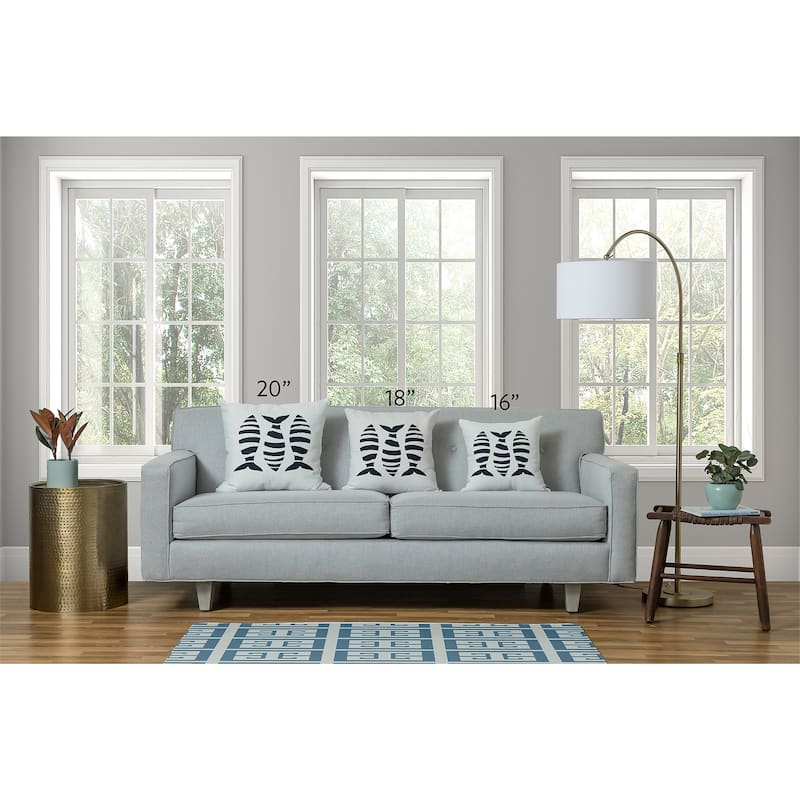 Lobster Nautical Indoor/Outdoor Throw Pillow