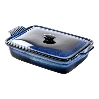 Casserole Dish with Lid, Ceramic 2.8 QT Baking Dish for Cooking ...