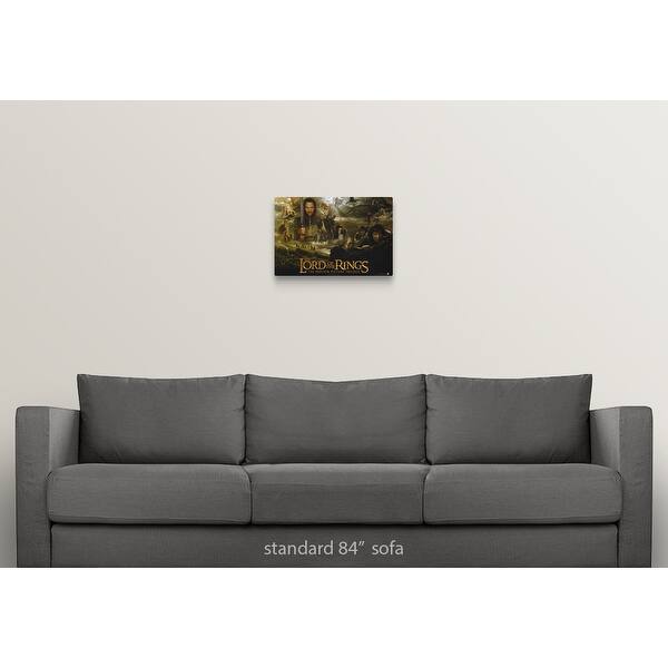 Lord of the Rings: The Two Towers (2002) Solid-Faced Canvas Print