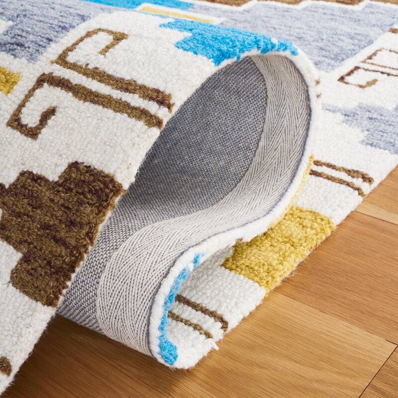 SAFAVIEH Handmade Rodeo Drive Yulisa Mid-Century Modern Wool Rug
