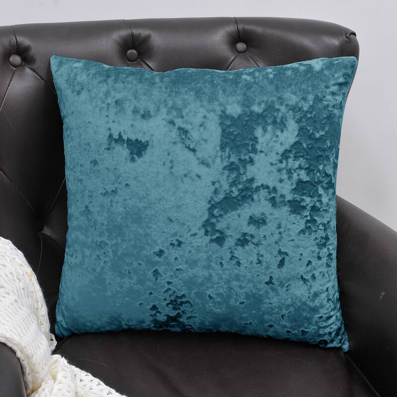 Rancho Crushed Velvet Throw Pillow Cover Set, NO INSERT