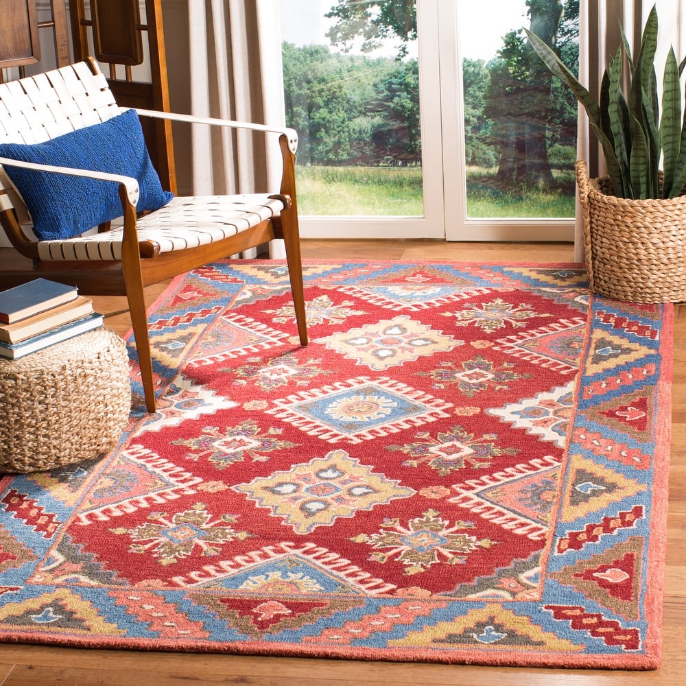 SAFAVIEH Handmade Aspen Boika & Eclectic Tribal Wool Rug
