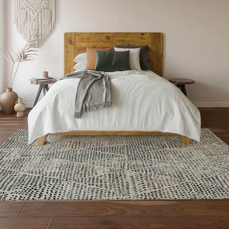 Premium Washable Super Soft Diamond Modern Mayfield Rug