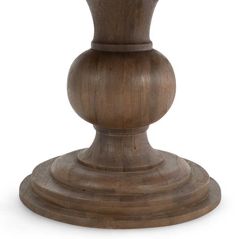 Classic Home Hera Mango Wood Round Dining Table