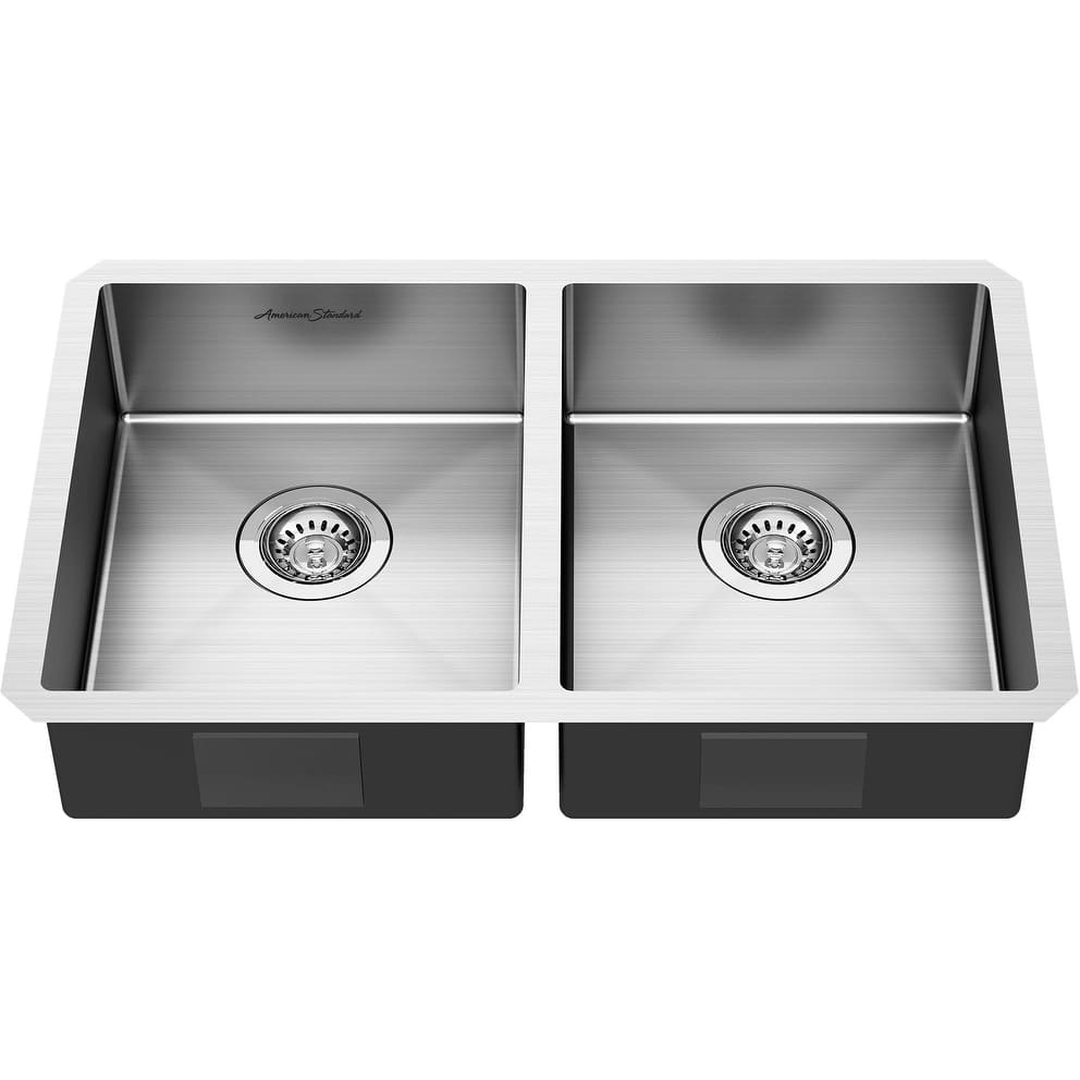 American Standard Pekoe 29" Undermount Double Basin Stainless Steel