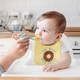 preview thumbnail 6 of 5, The Peanutshell Terry Cotton Baby Bib Set, 8 Pack, Cute Foodie Sayings