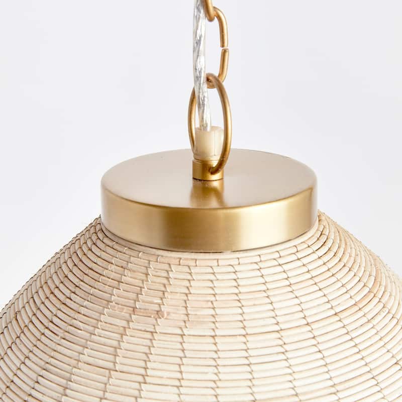 Maye Bell Pendant - White