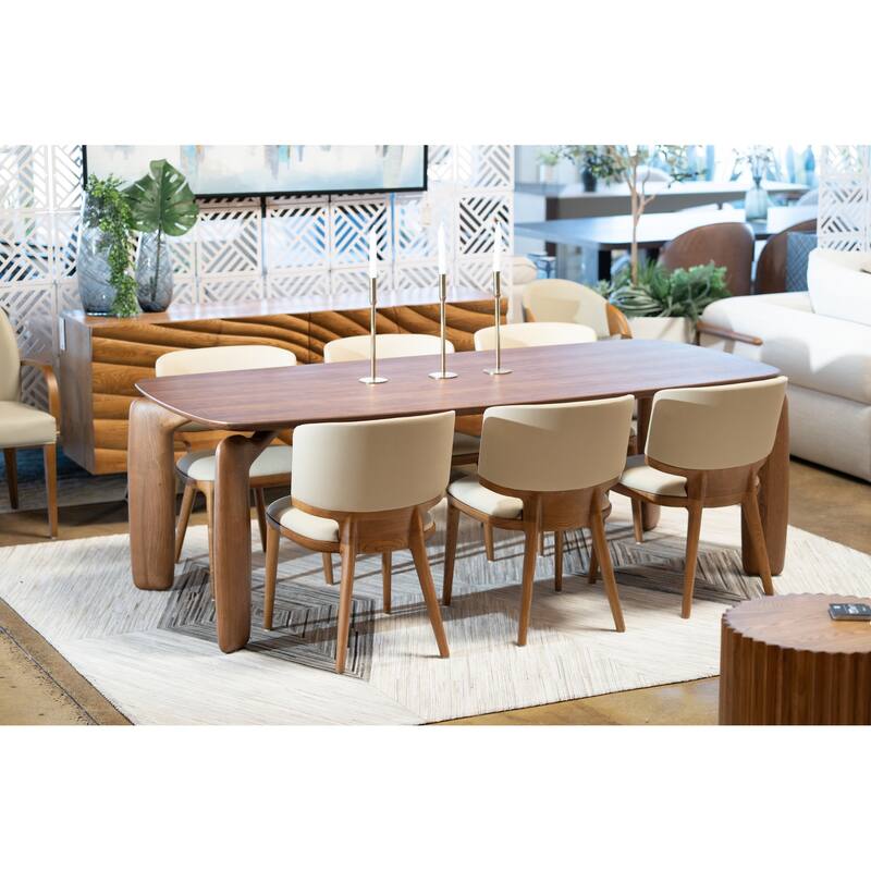 Modrest Michael Mid-Century Modern Walnut Dining Table