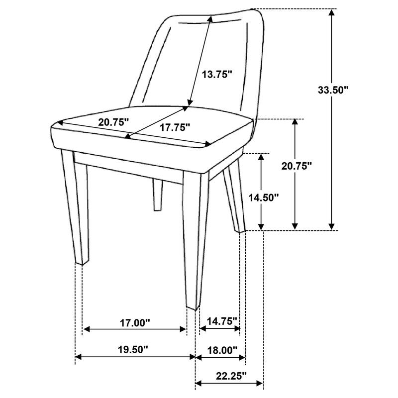 Bryant Light Tan Upholstered Dining Side Chair (Set of 2)