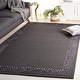 preview thumbnail 5 of 37, SAFAVIEH Handmade Glamour Julijeta Border Viscose Rug 3' x 5' - Dark Grey - Rectangle