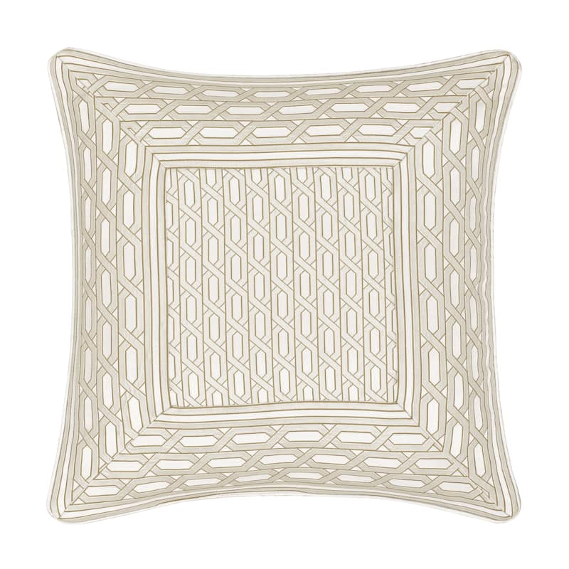 J. Queen New York Metropolitan 20" Square Decorative Throw Pillow