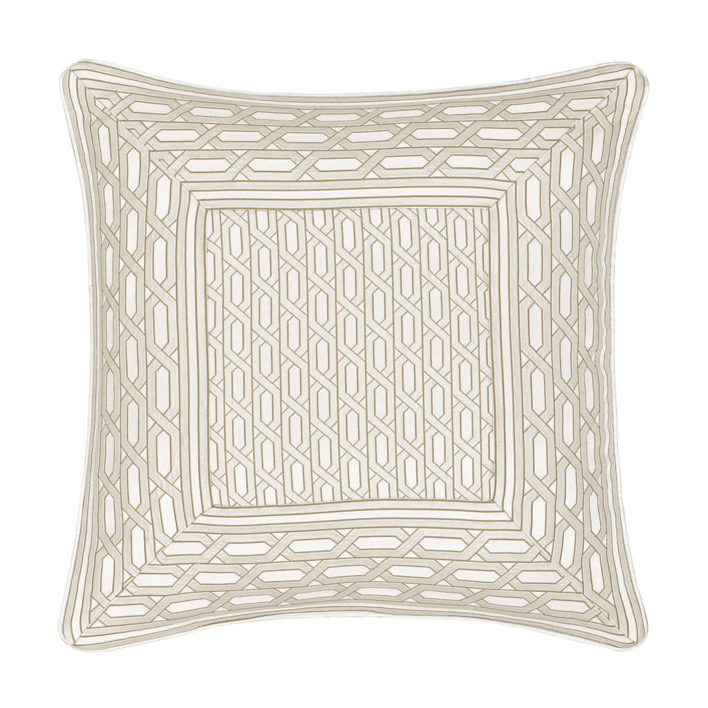 J. Queen New York Metropolitan 20" Square Decorative Throw Pillow