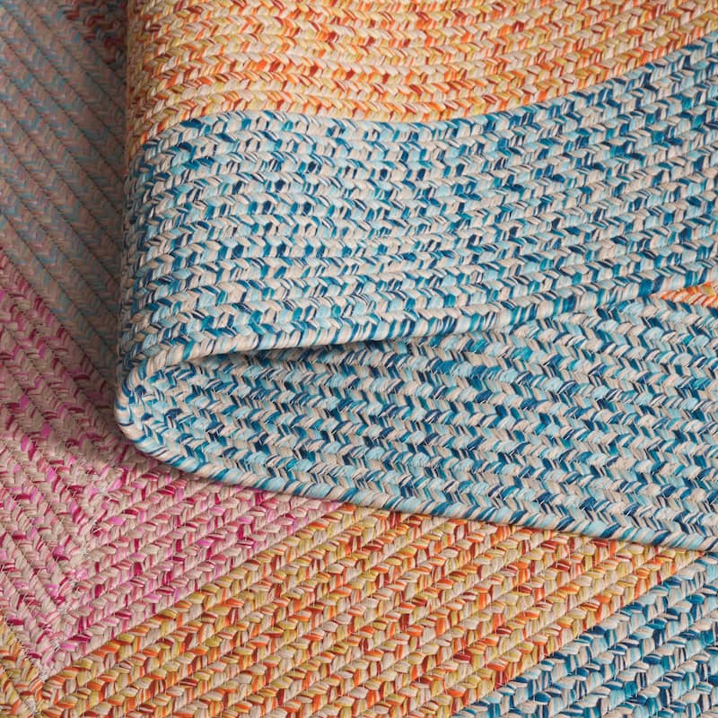 SAFAVIEH Handmade Braided Ecenur Indoor/Outdoor Machine Washable Rug