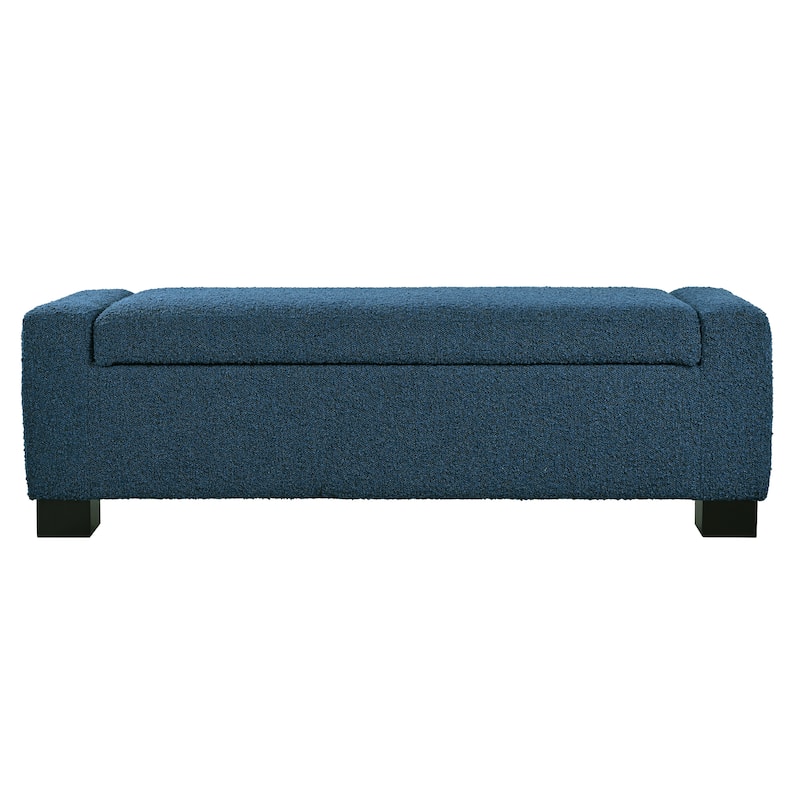 Maddie Fabric Storage Ottoman Bench by Christopher Knight Home