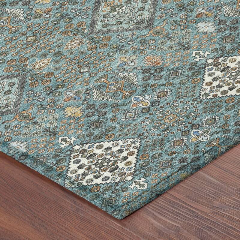 Machine Washable Indoor/ Outdoor Global Bidunga Chantille Rug