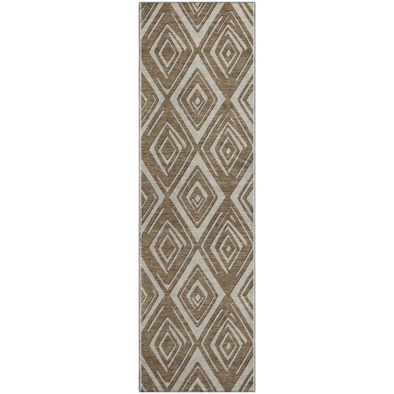 Premium Washable Super Soft Diamond Cascade Mayfield Rug