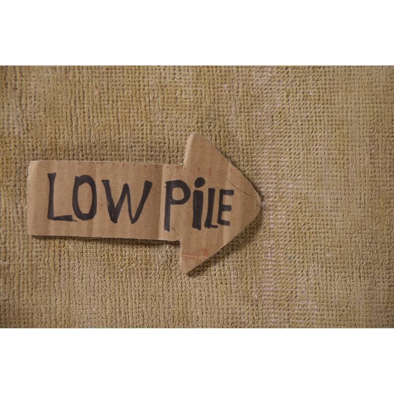 Hand Knotted Oriental 100% Wool Carpet Traditional Medallion Yellow & Gold Tabriz Area Rug - 11' 0'' X 8' 3''