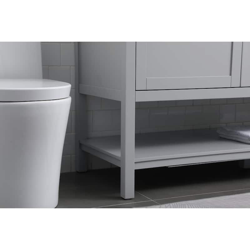 Legacy 42 - 60 Inch Single Bathroom Vanity - 60 Inches - Grey