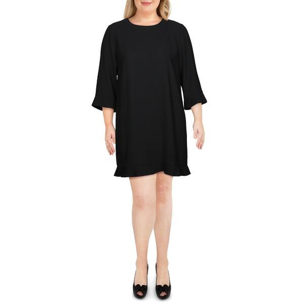 CeCe Women's Crepe Pleated Cocktail Dress Black Size Medium - Bed Bath &  Beyond - 40580842