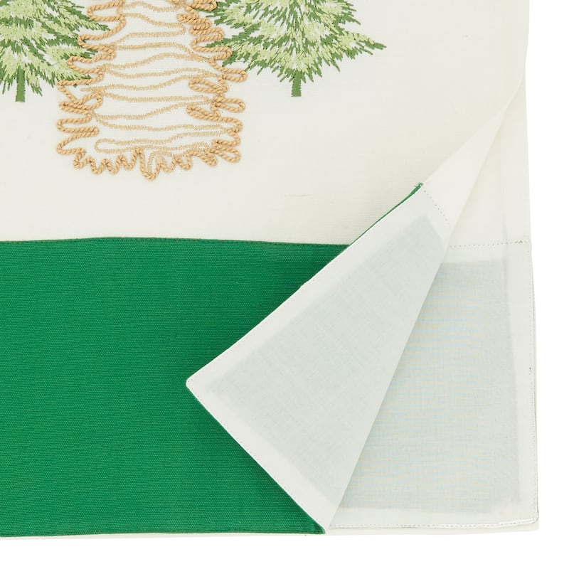 Holiday Table Runner With Christmas Trees - 16"x72"
