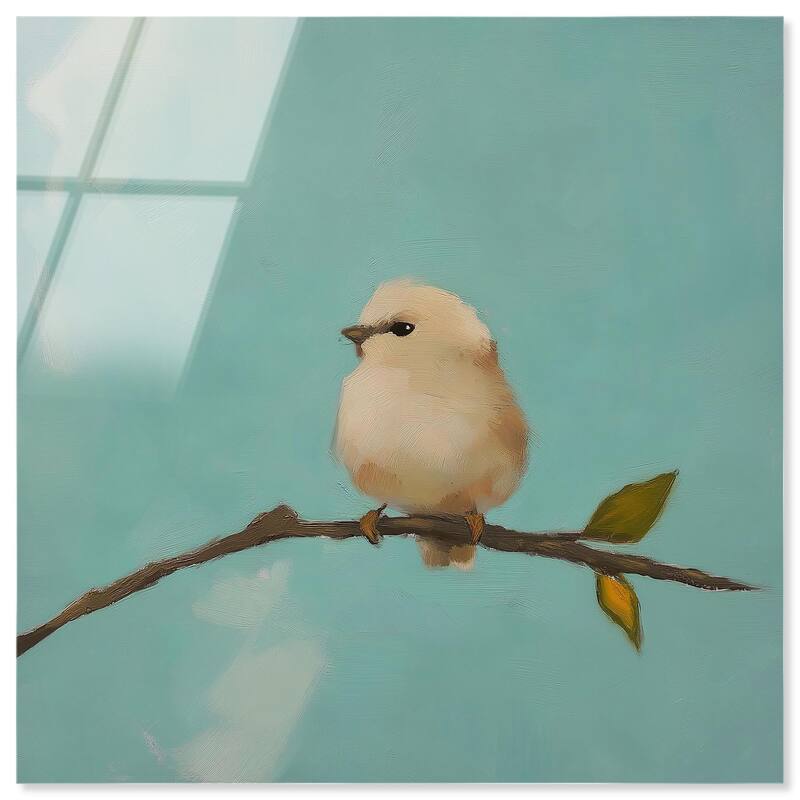 Azure Avian Acrylic by Art Remedy, Ready to Hang - 30" x 30"