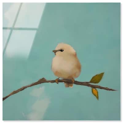 Azure Avian Acrylic by Art Remedy, Ready to Hang