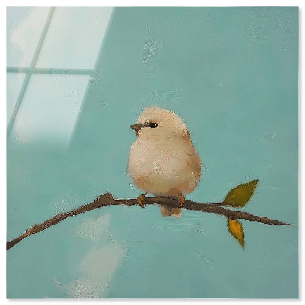 Azure Avian Acrylic by Art Remedy, Ready to Hang