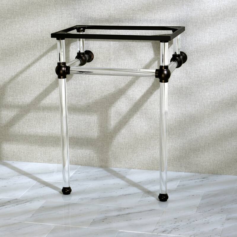 Kingston Brass Templeton 24" Acrylic Wall Mounted Console Legs