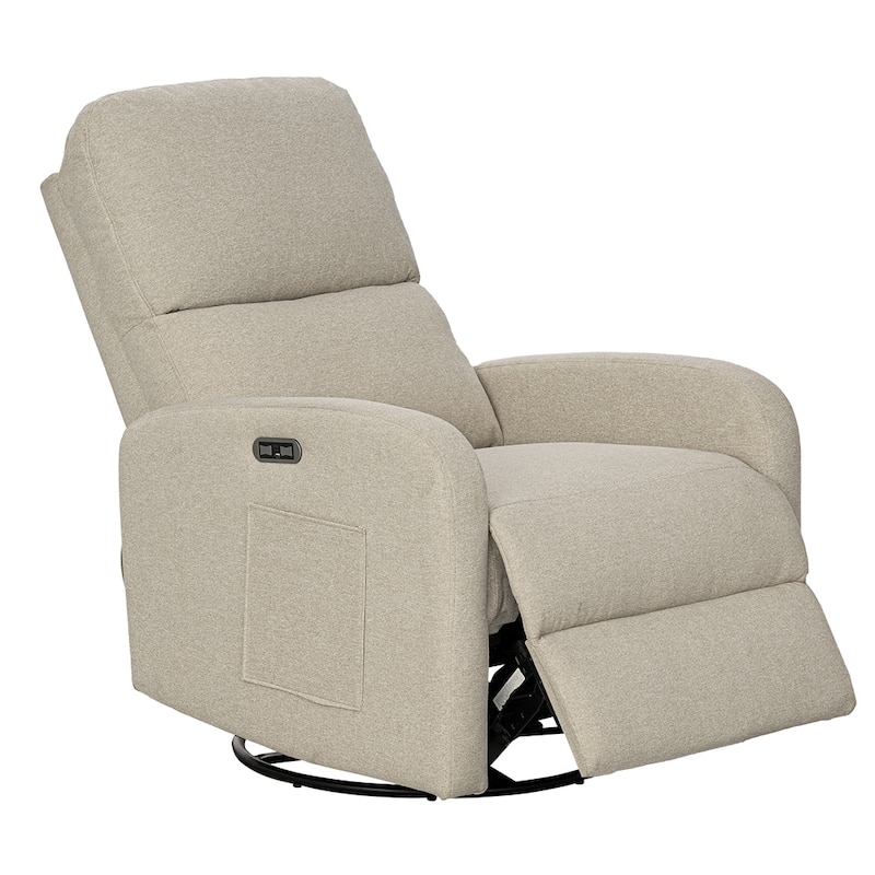 INK+IVY Dakota Power Recliner 3-in-1 with Swivel, Glider, USB Ports