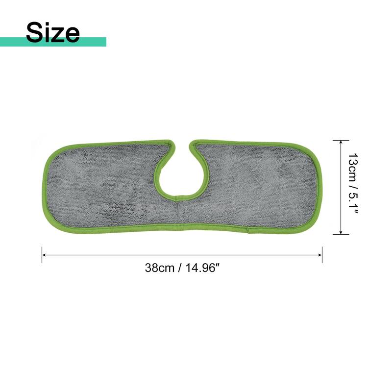 2pcs Kitchen Faucet Absorbent Mat Reusable Sink Draining Pad Green Grey - Green Grey - Green Grey