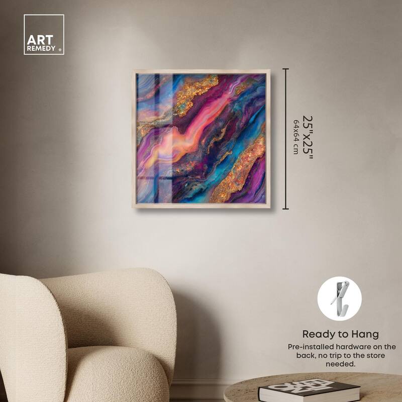 Glittering Spectrum III Shadowbox by Art Remedy