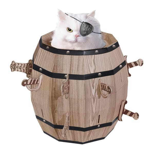 Shop Mr Sci Science Factory Pirate Barrel Cat House Diy
