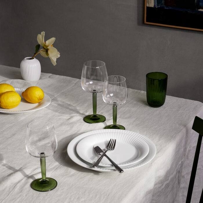 Kähler Hammershøi Plate, White - Ø: 10.6"