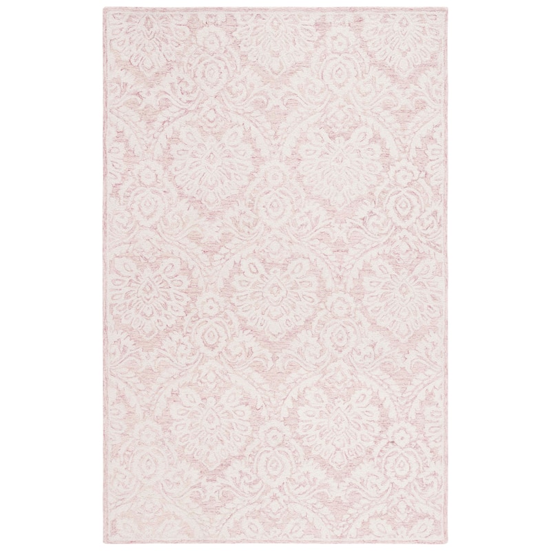 SAFAVIEH Handmade Blossom Esta Modern Floral Wool Rug
