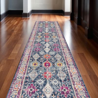 HomeRoots Southwestern Modern Runner Area Rug