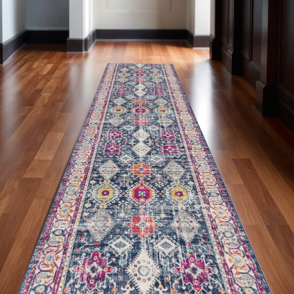 HomeRoots Southwestern Modern Runner Area Rug
