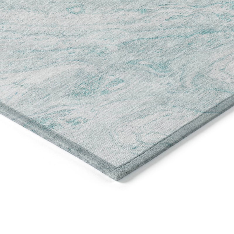 Machine Washable Indoor/ Outdoor Chantille Modern Abstract Rug