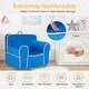 preview thumbnail 29 of 42, Costway Kids Sofa Toddler Foam Filled Armchair w/ Velvet Fabric Baby - See Details