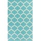 preview thumbnail 2 of 10, Hand-Woven Madison Moroccan Trellis Cotton Rug - 4' x 6'